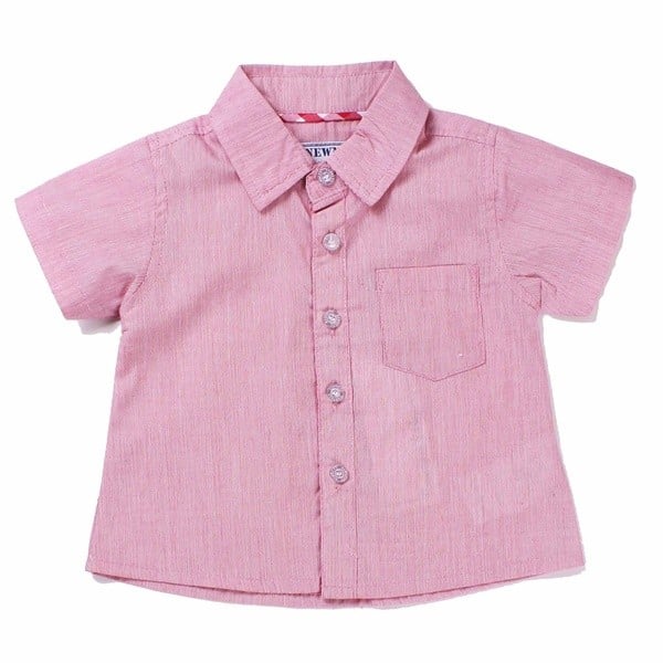 Camasa bebe cu maneca scurta poplin Newness