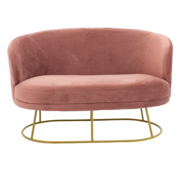 Canapea Gloria 2 Locuri Rozaliu 132x82x83 cm - 1 | YEO