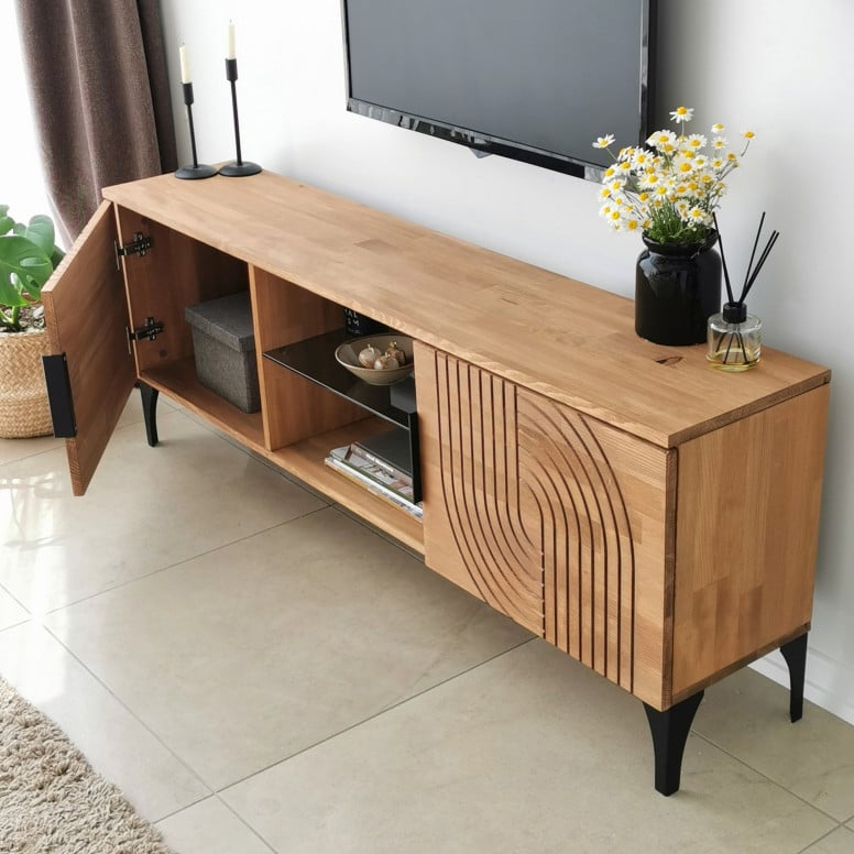 Comoda TV Lidya - Oak - 4 | YEO