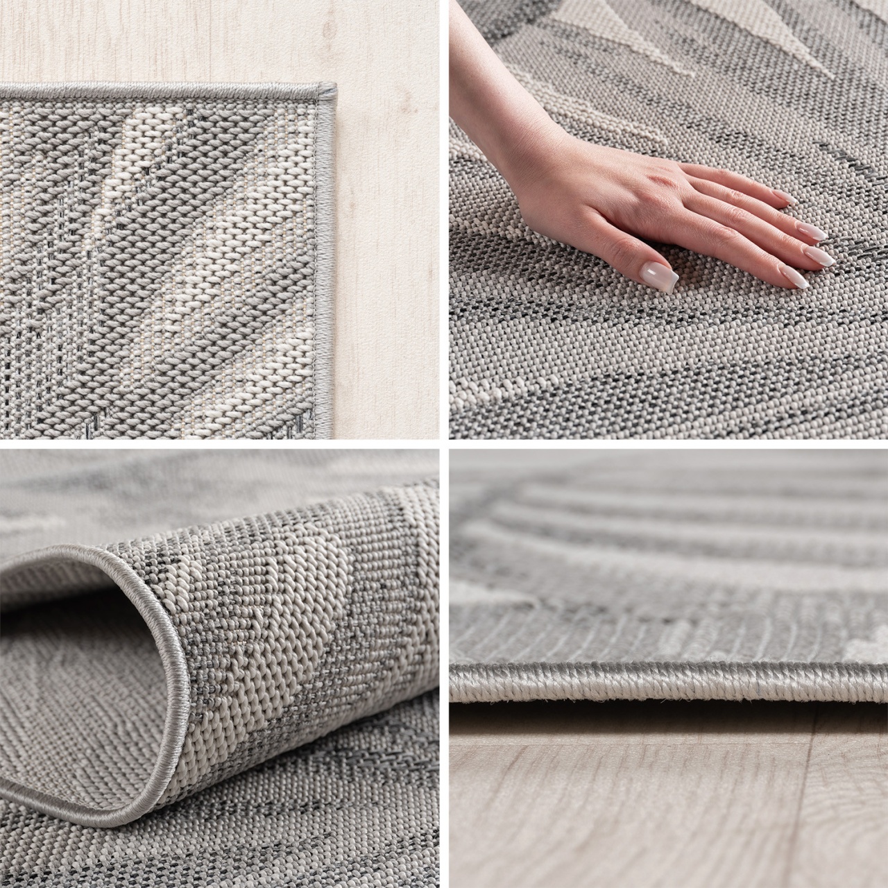 Covor traversa Desert V2 Gri, 80 x 150 cm - 1 | YEO