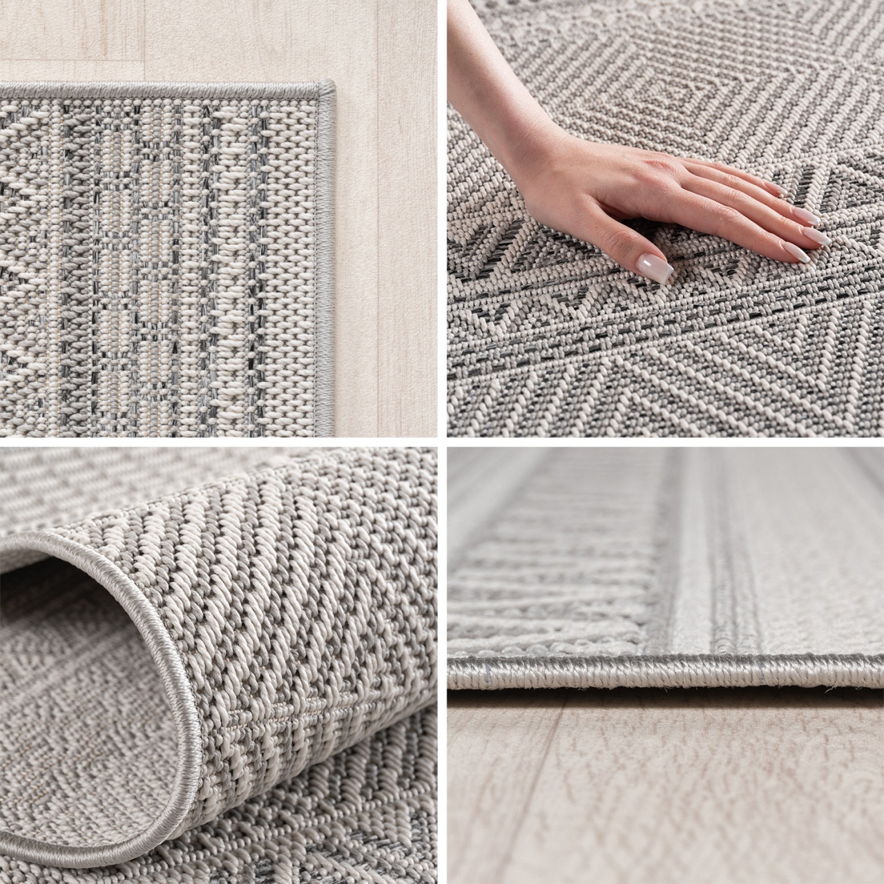 Covor traversa Desert V3 Gri, 80 x 250 cm - 1 | YEO