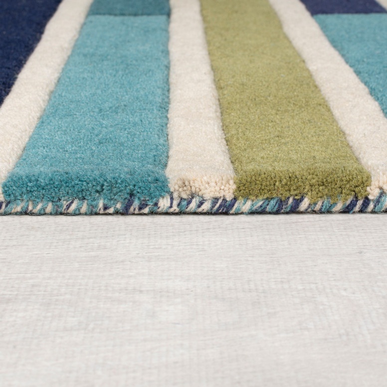 Covor traversa Piano Verde/Multicolor 60X230 cm, Flair Rugs - 5