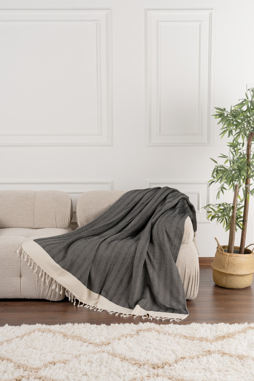 Cuvertura pentru Canapea Model Baliksirti Black