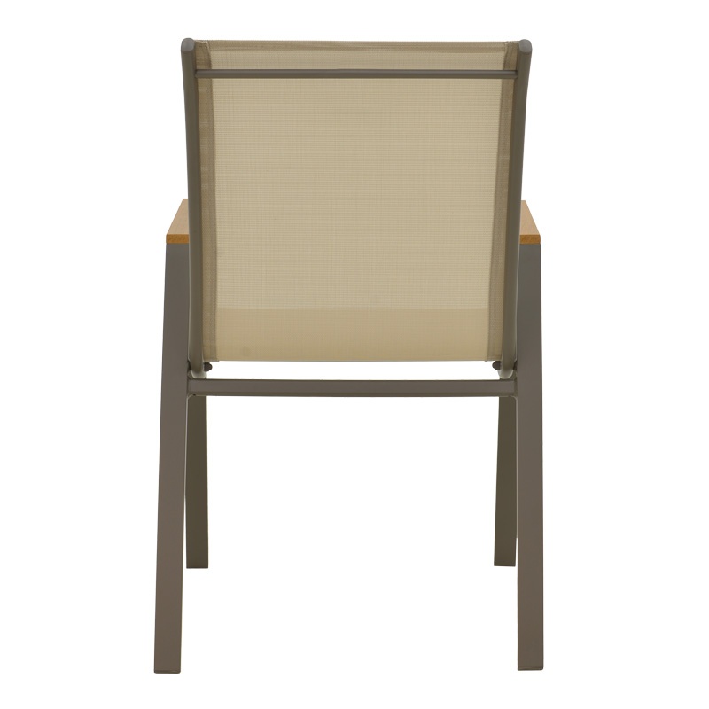 Fotoliu de grădină Model Azelie, Gri, 56x75x88 cm - 4 | YEO