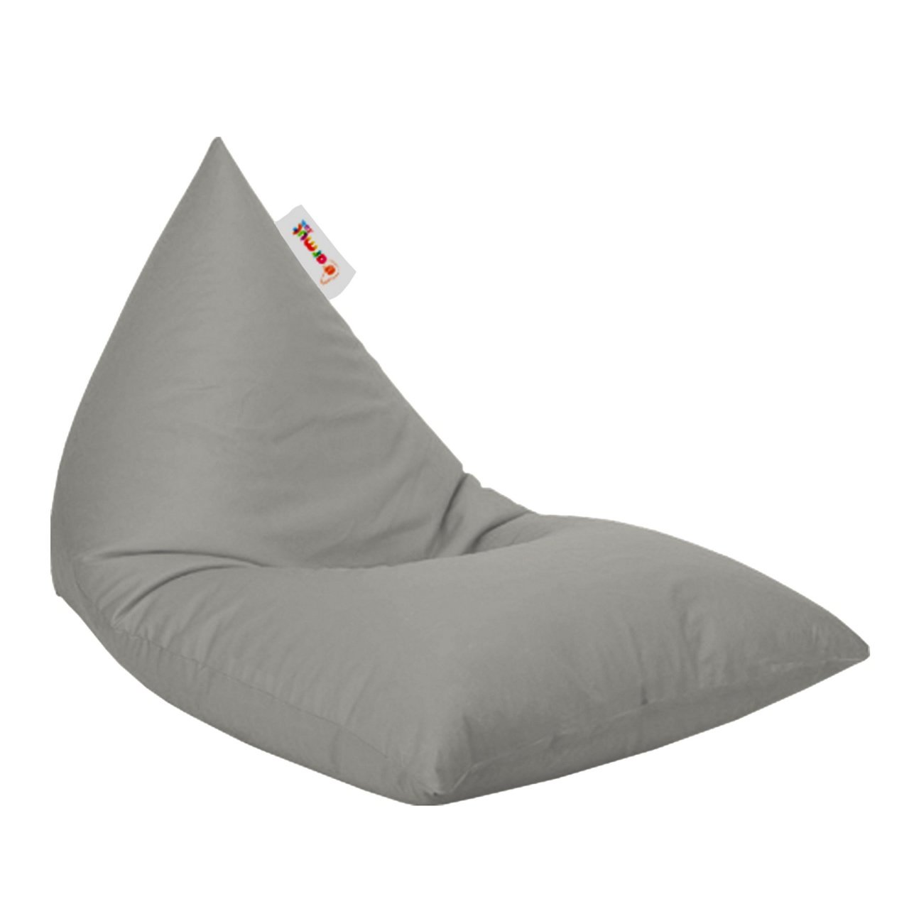 Fotoliu de Grădină tip Bean Bag Model Pyramid, Gri fume