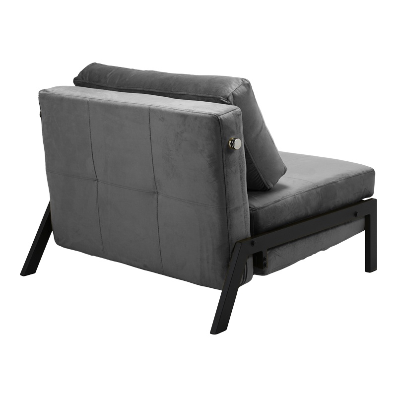 Fotoliu Model Fancy, Gri inchis, 95x98x70 cm - 1 | YEO