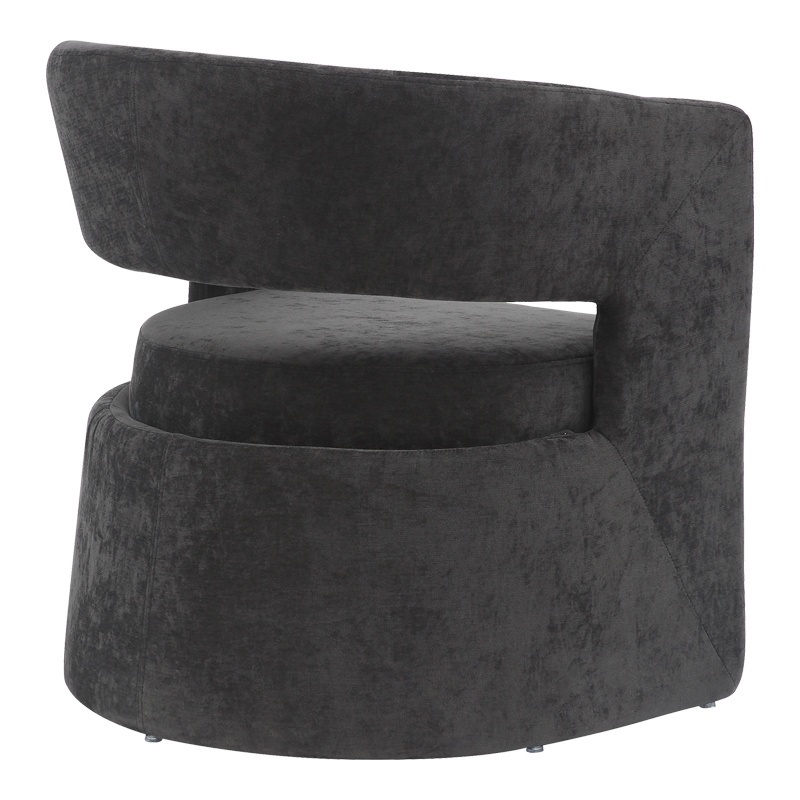 Fotoliu Model Leicy, Negru, 69x63x76.5 cm - 2 | YEO