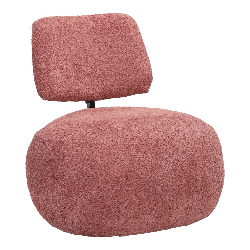 Fotoliu Model Stonie, Roz inchis, 67x73x67 cm