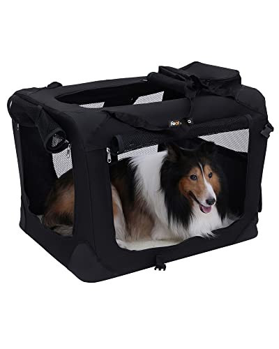 Geanta de transport animale, Feandrea, Negru, 70.0x52.0x52.0 cm