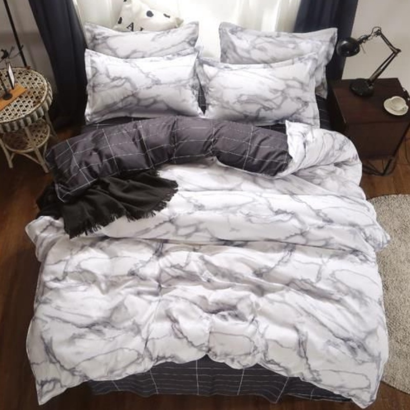 Lenjerie Bumbac Satinat 4 Piese Cirel