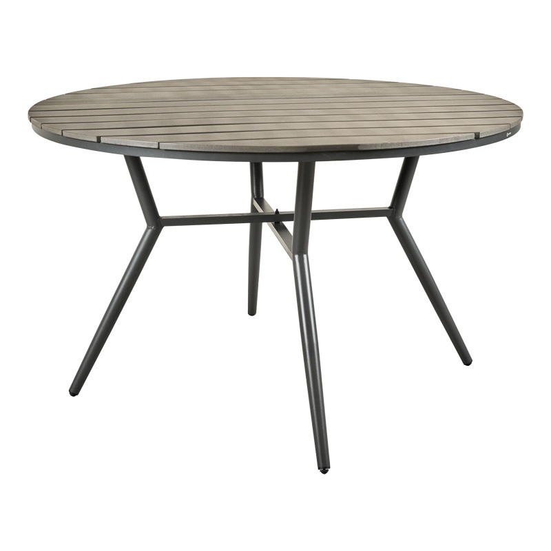 Masă de exterior Model Appa, Antracit, D120x74 cm
