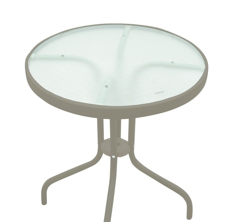Masa de Gradina Model Watson, Champagne, D60x70 cm - 2 | YEO