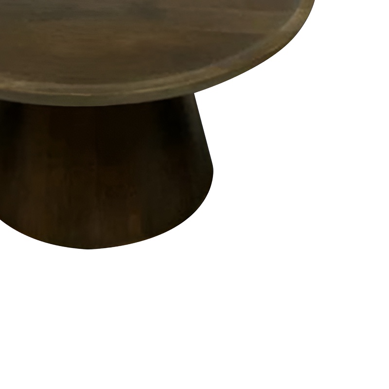 Masuta de Cafea Model Aliki, Nuc, D90x40 cm - 2 | YEO