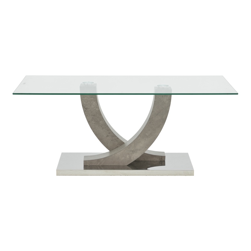 Masuta de Cafea Model Kasmora, Gri, 110x60x45 cm - 1 | YEO