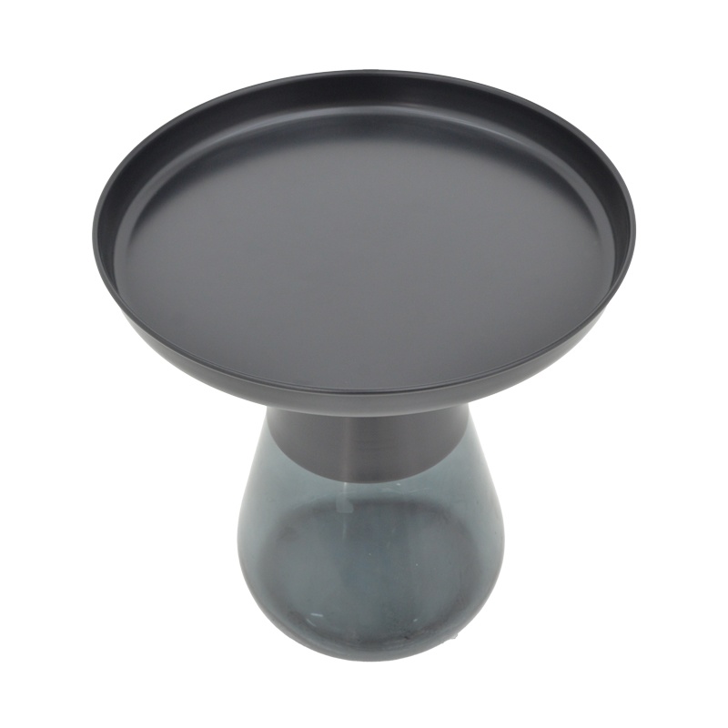 Masuta de Cafea Model Kunlo, Negru, D50x53.5 cm - 1 | YEO