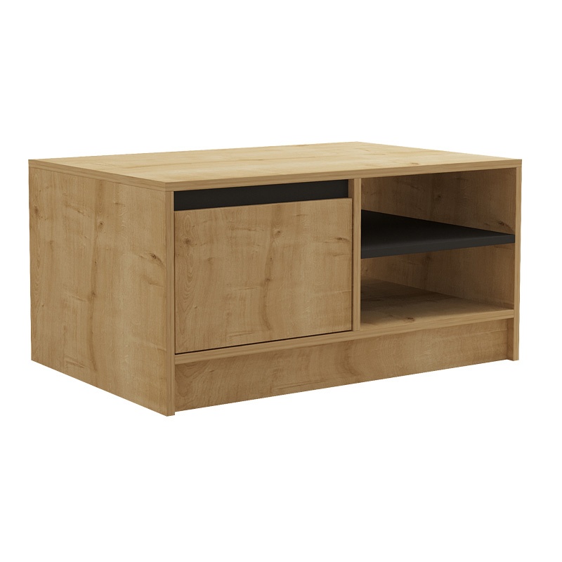 Masuta de Cafea Model Narli, Stejar, 90x60x45 cm