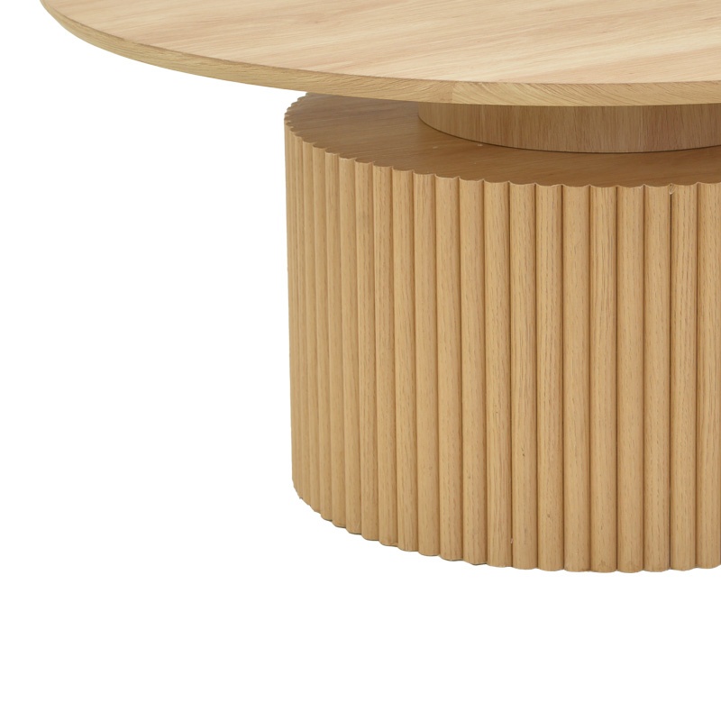 Masuta de Cafea Model Opols, Natur, Φ90x42 cm - 3 | YEO