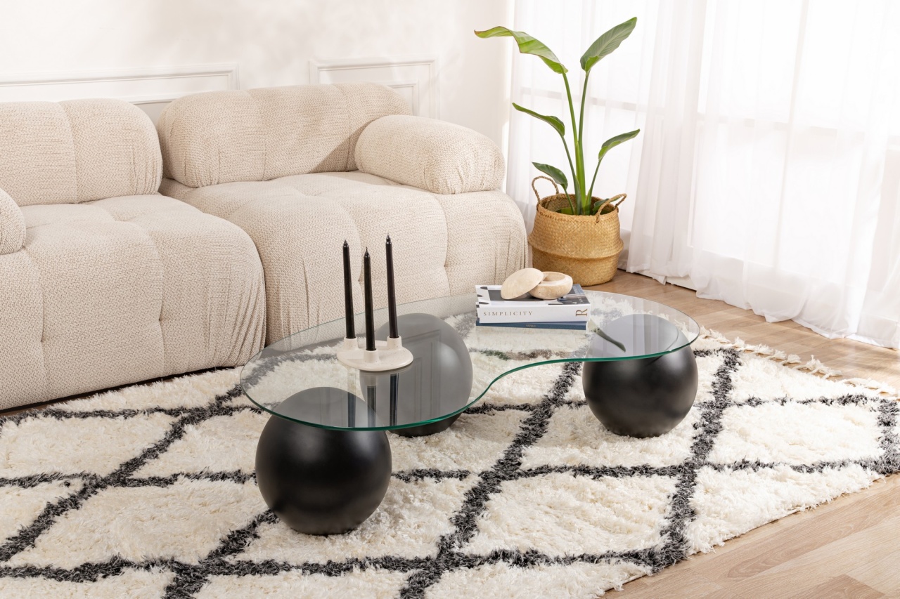 Masuta de cafea Model Sphere, Negru - 1 | YEO