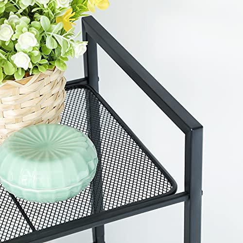 Raft, Songmics, Negru, 38x30x129.5 cm - 5 | YEO