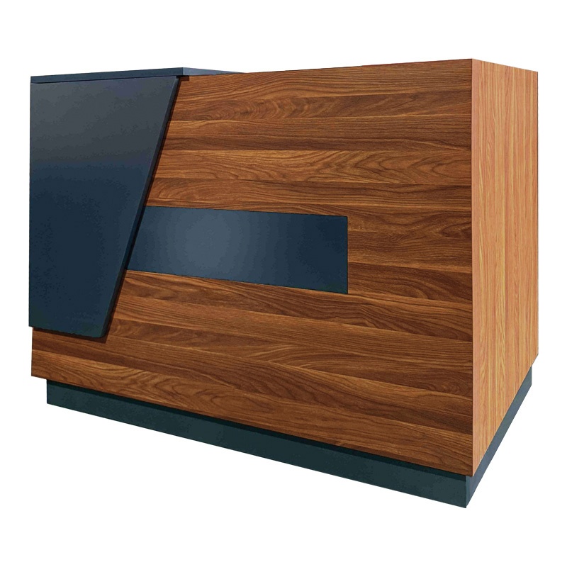 Recepție Oscar, antracit/nuc, 140x65x110 cm