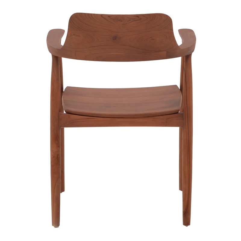Scaun cu Brate Model Jambene, Nuc, 57x54x79 cm - 4 | YEO