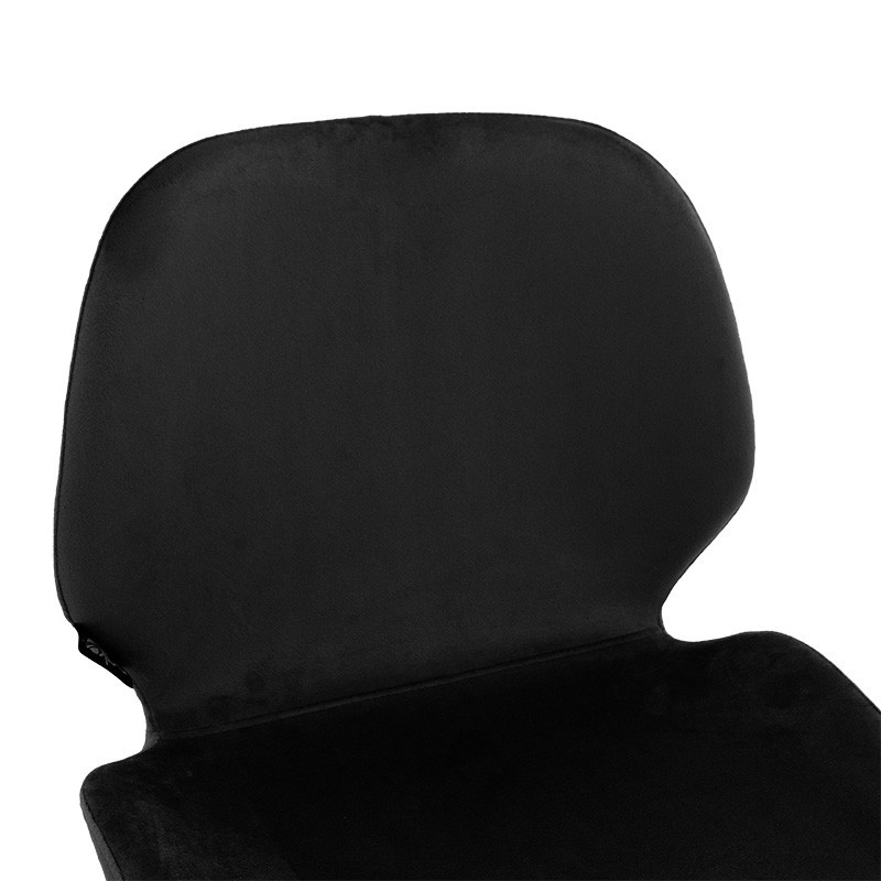 Scaun de bar Model Impel, Auriu/Negru, 46x51x103 cm - 4 | YEO