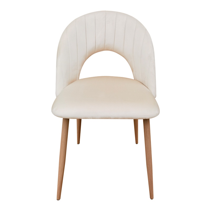 Scaun Lovingo, bej/natural, 50x47x85.5 cm - 4