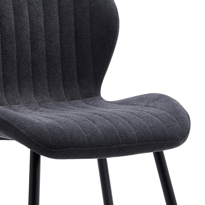 Scaun Model Fersity, Gri inchis/Negru, 48x56.5x58.5 cm - 2 | YEO