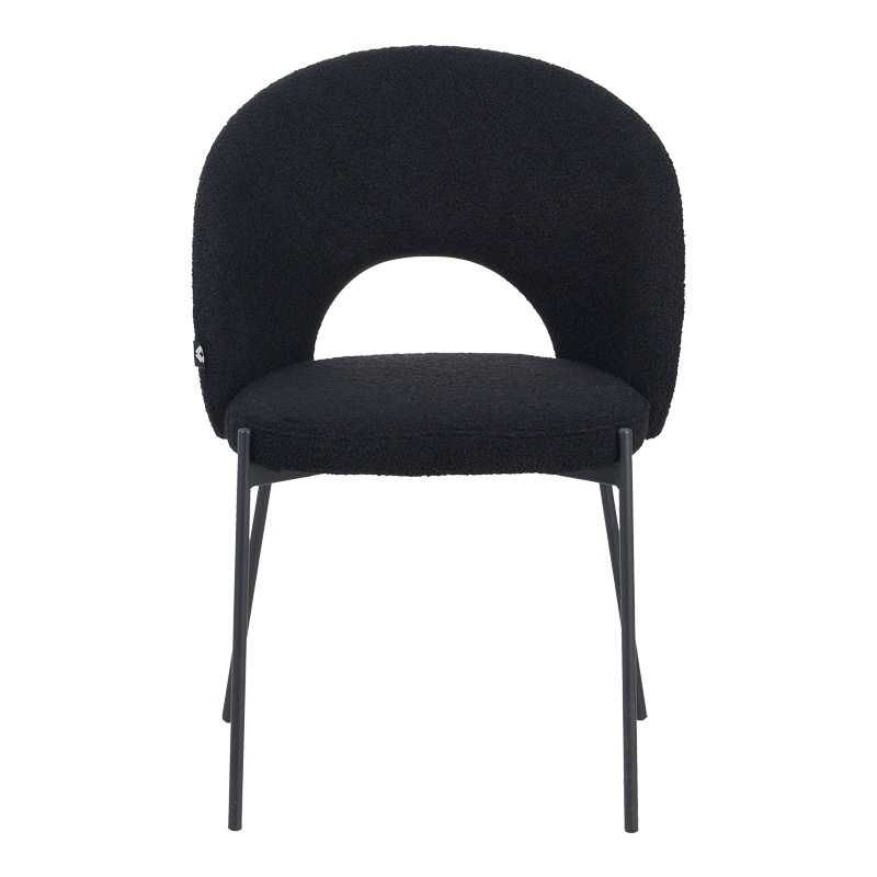 Scaun Model Masebo, Negru/Negru, 48x58.5x82 cm - 3 | YEO