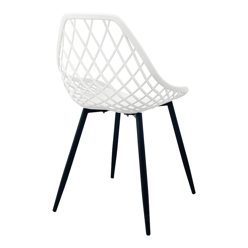 Scaun Model Suan, Alb/Negru, 56x49x82 cm - 1 | YEO