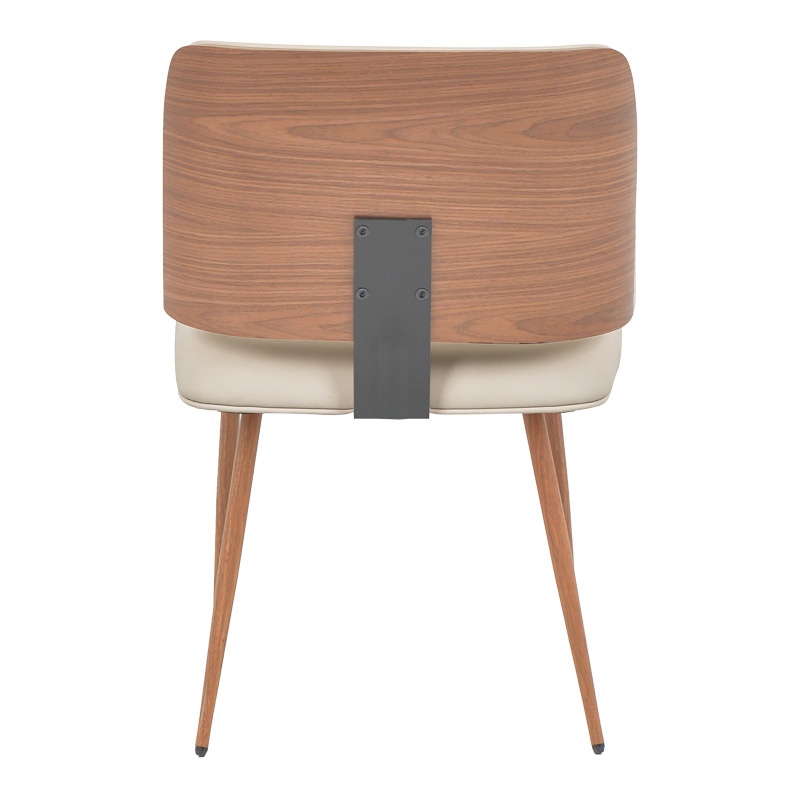 Scaun Model Ubane, Nuc/Bej, 53x62.5x85 cm - 3 | YEO