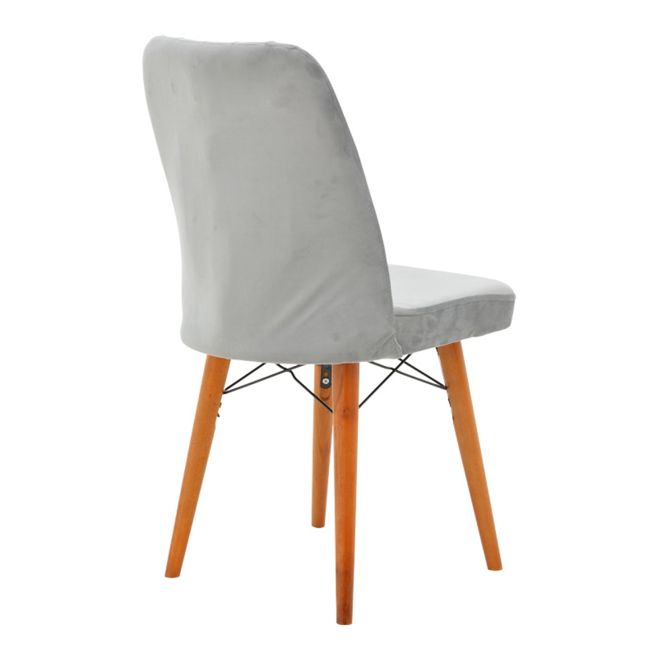 Scaun Model Vespera, Gri/Nuc, 45x52x95 cm - 1 | YEO