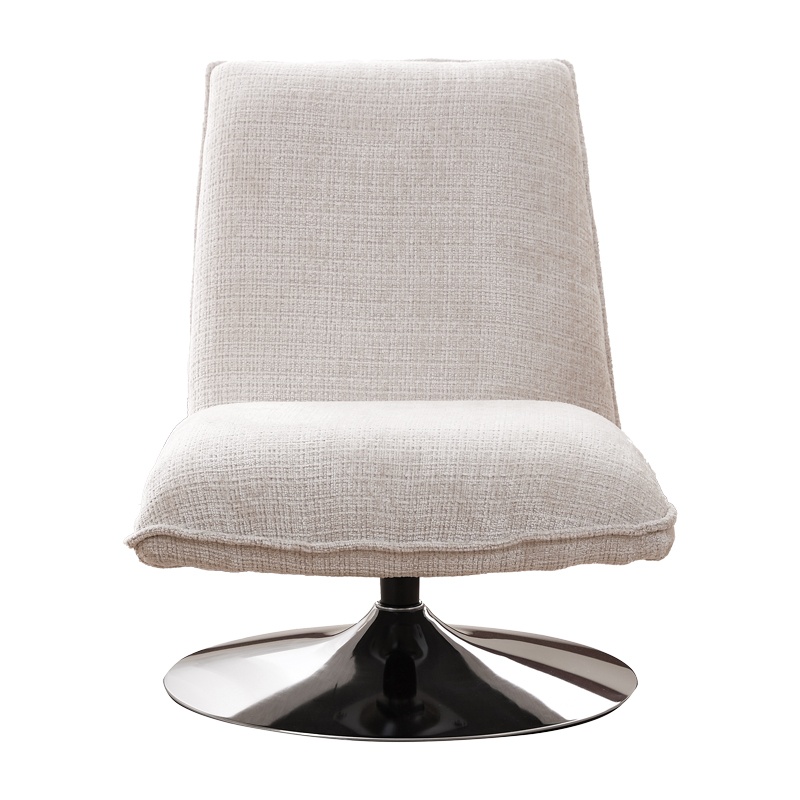 Scaun Rotativ Model Remona, Crem, 100x100x75 cm - 4 | YEO