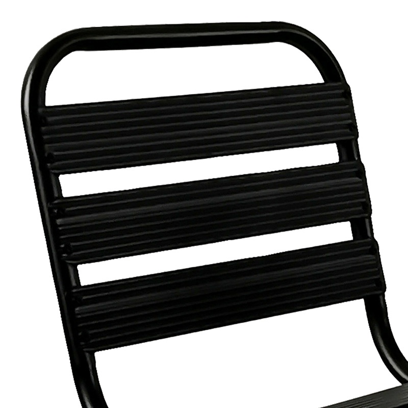 Set masă și scaune de exterior, 3 Piese, Model , Negru, Φ60x70 cm - 2 | YEO