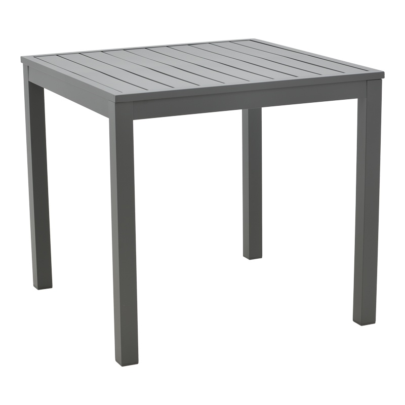 Set masă și scaune de exterior, 5 Piese, Model Kliton-Kherson, Antracit, 80x80x74 cm - 3 | YEO