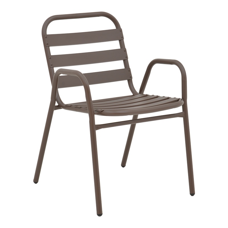 Set masă și scaune de exterior, 5 Piese, Model Sussie-Ensure, Maro, 120x70x70 cm - 1 | YEO