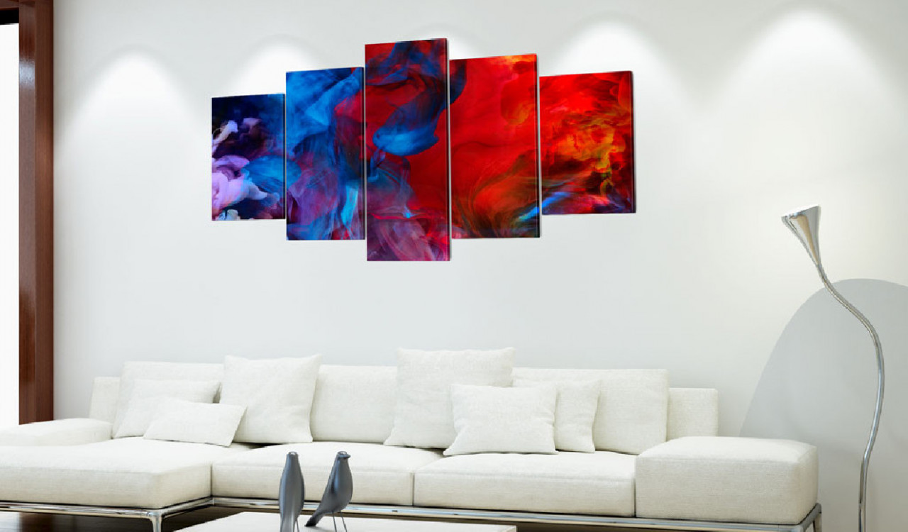 Tablou - Dance of Colourful Flames 200x100 cm - 1 | YEO