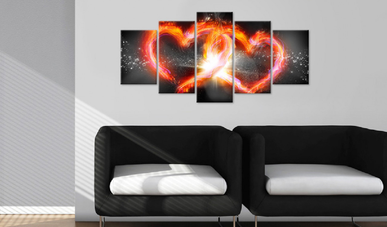 Tablou - Flame of love 100x50 cm - 1 | YEO