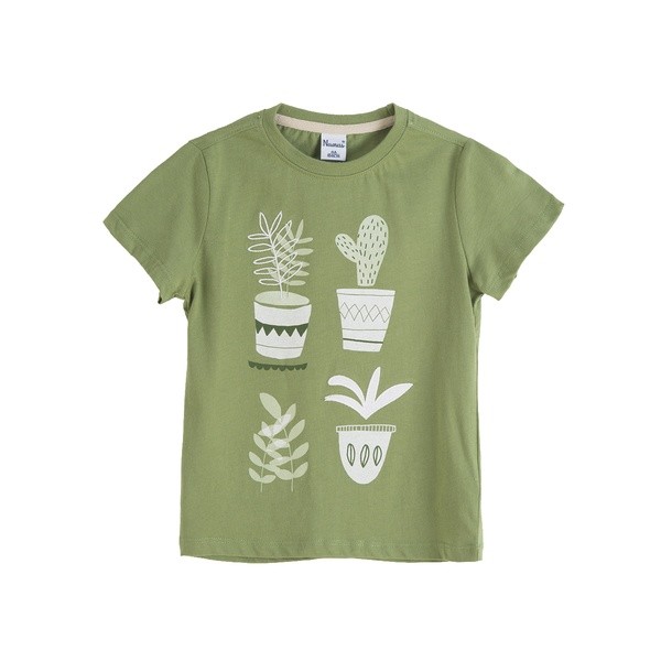 Tricou Maneca Scurta Baieti Cactus