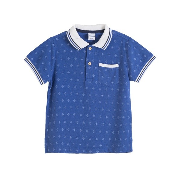 Tricou polo albastru Newness