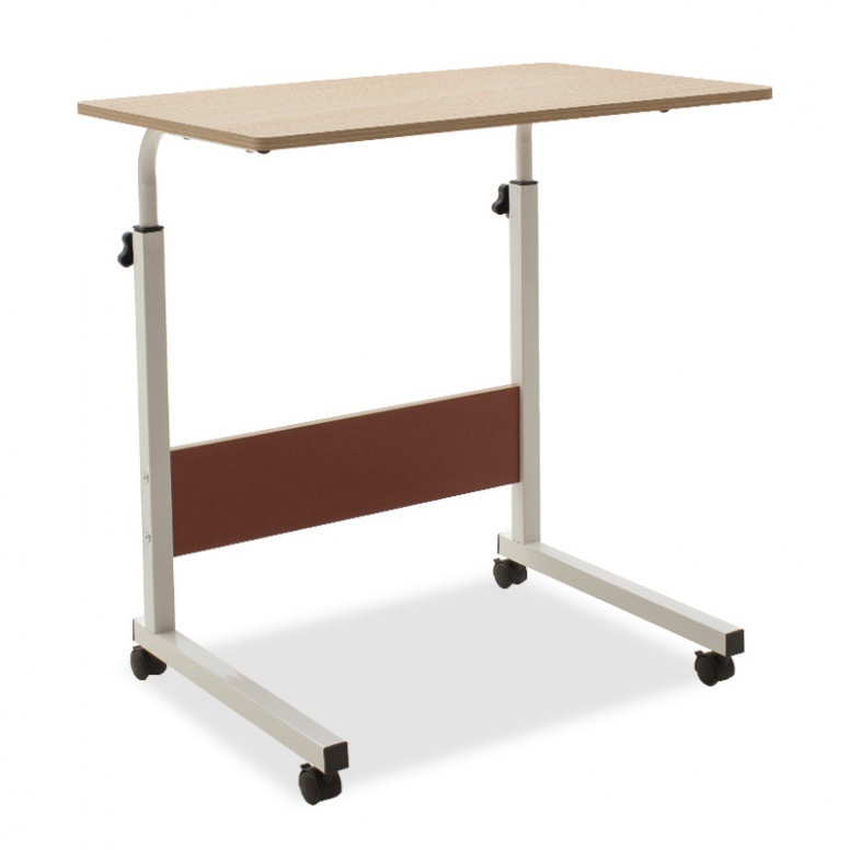 Birou ajustabil Pako World, model Piper, 60x69-90x40 cm, Stejar/AlB