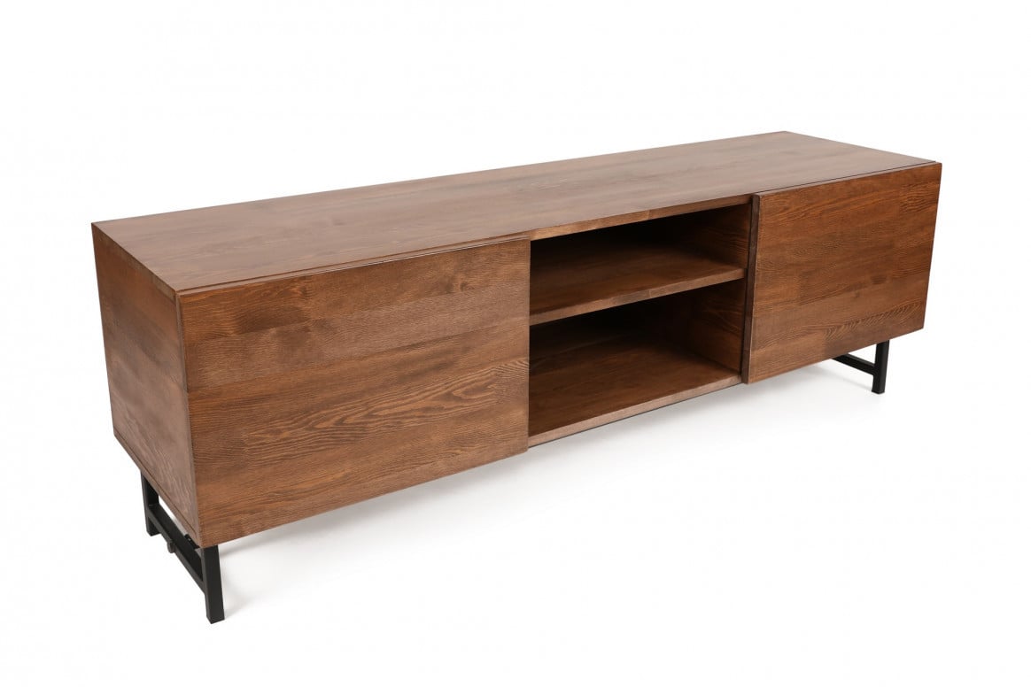 Comoda TV Salvador, Model Wood, 150x50x41 cm, Nuc