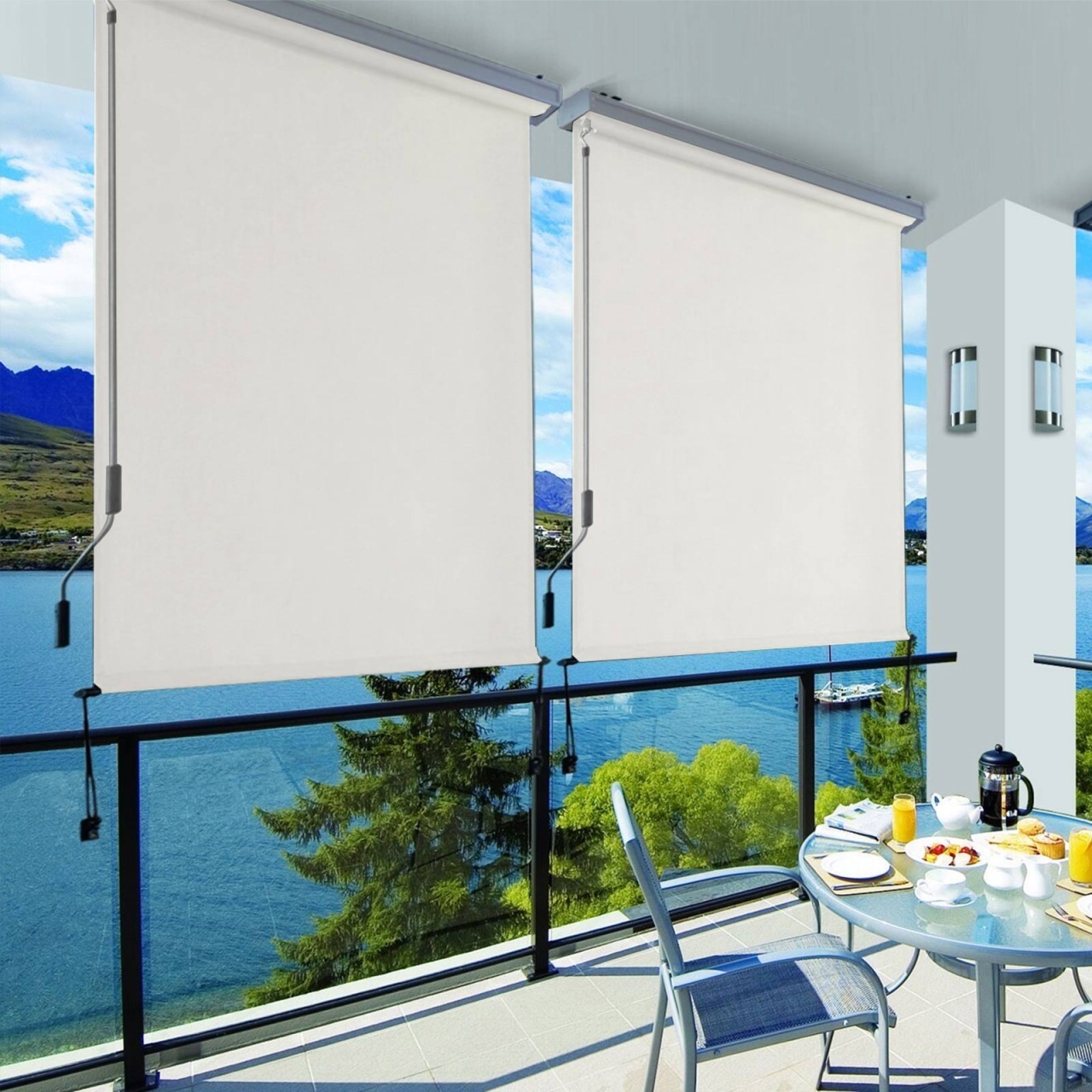 Copertina laterala Songmics Bej 180x250 cm - 2 | YEO