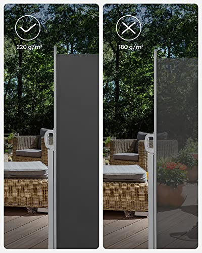 Copertina solara laterala, Songmics, Gri, 200x300 cm - 1 | YEO