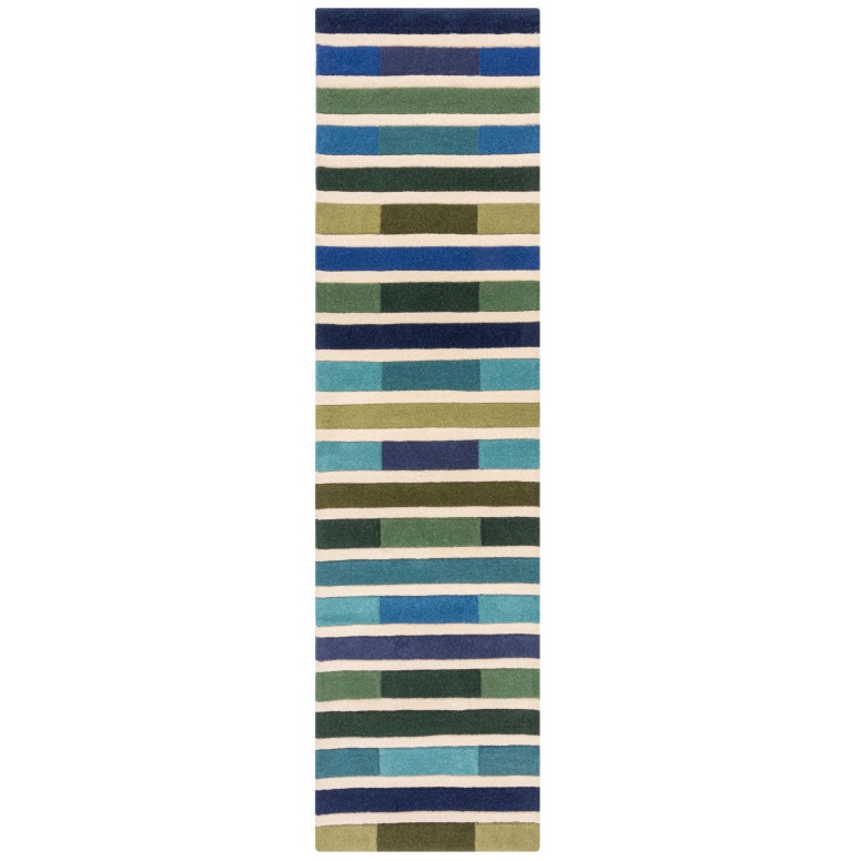 Covor traversa Piano Verde/Multicolor 60X230 cm, Flair Rugs - 2