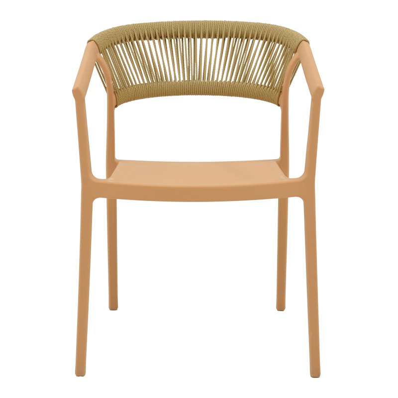 Fotoliu de grădină Model Sillia, Cappuccino/Bej, 55x52x74.5 cm - 3 | YEO