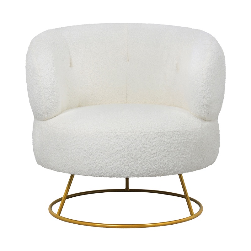 Fotoliu Model Connie, Crem, 87x81x81 cm - 2 | YEO