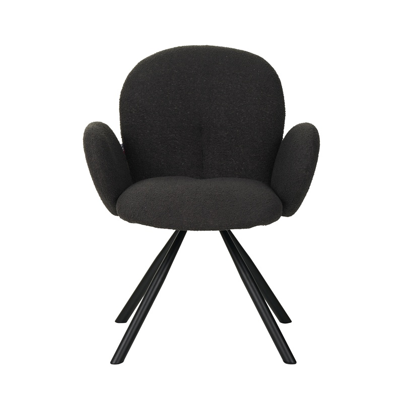 Fotoliu Model Garzele, Gri inchis/Negru, 68x66x82.5 cm - 3 | YEO