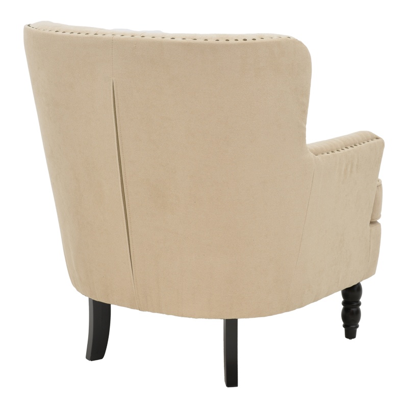 Fotoliu Model Keisi, Bej/Negru, 81.5x84x92.5 cm - 1 | YEO