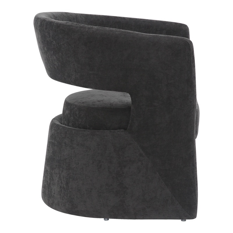Fotoliu Model Leicy, Negru, 69x63x76.5 cm - 3 | YEO